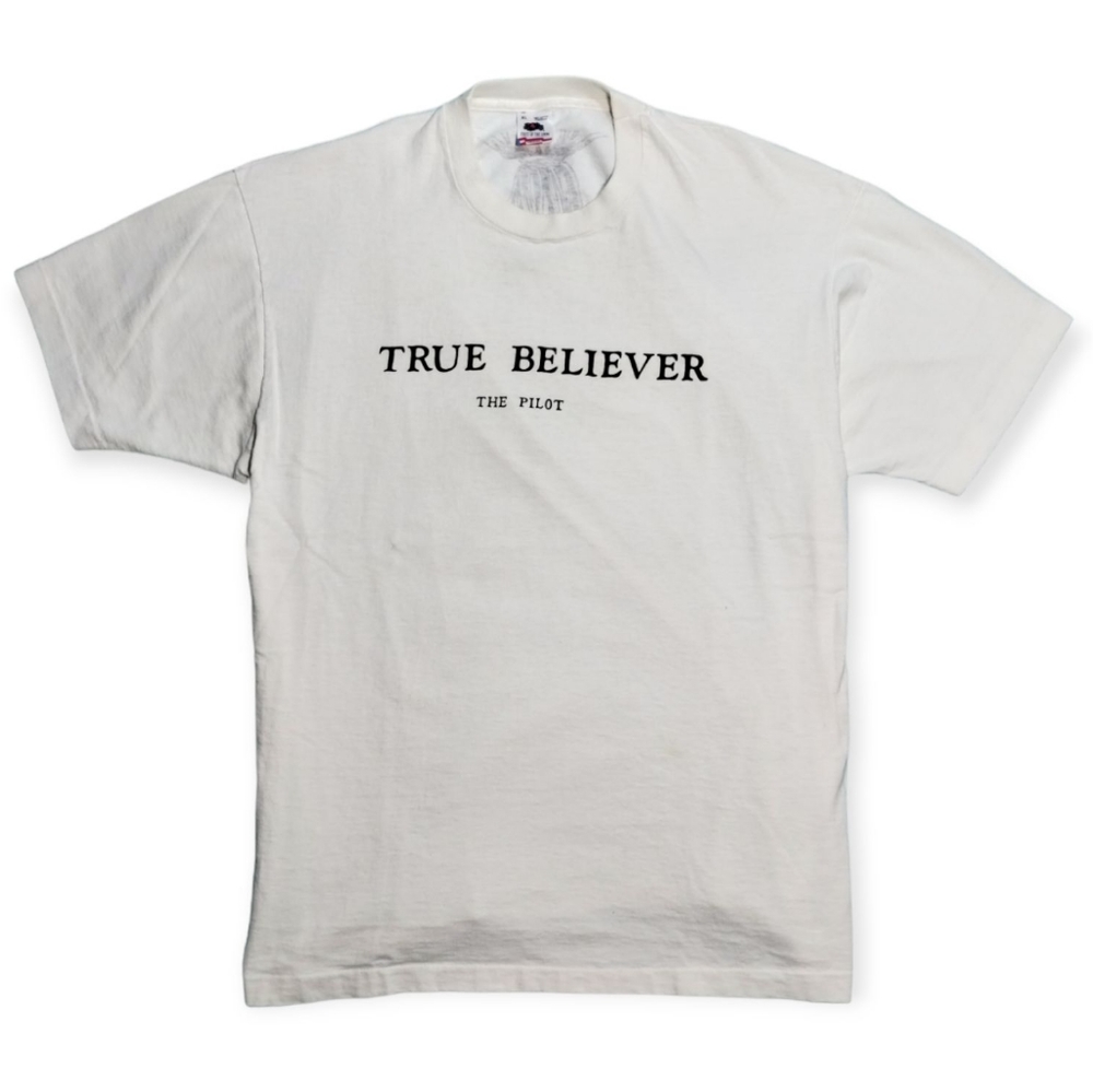 Vintage 80's True Believer Shirt - Adult XL 1989 Columbia Pictures Movie Promo
